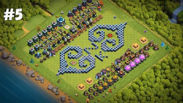 Топ 10 /красивых растоновок , с ссылкой!/ для 12-13тх! /Clash of Clans /COC смотреть онлайн