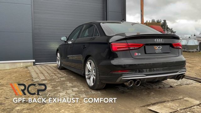 Audi S3 8V GPF | RCP Exhausts | GPF-Back Exhaust | Wydech смотреть онлайн