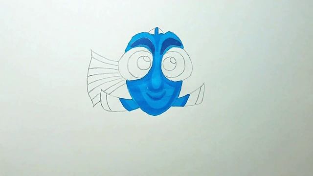 How to draw Baby Dory ? Baby Dory from Finding Dory drawing easy step by step смотреть онлайн
