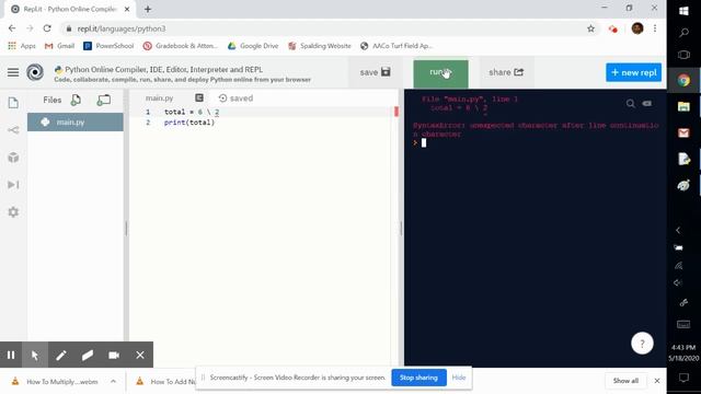 Backslash vs. Forward Slash | Intro To Python смотреть онлайн