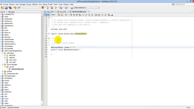 Jsf Page Forward And Redirect смотреть онлайн