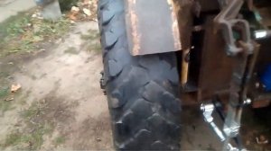 Самодельный трактор на базе т25 и газ 66.