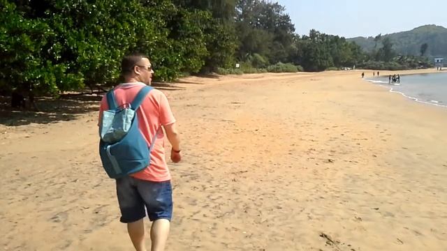 Индия. Гокарна. Пляж Ом бич. смотреть онлайн