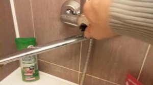 Замена картриджа  переключателя,  гусак -  душ. /  Replacement cartridge switch, gander   shower.