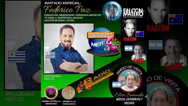 (FEDERICO PAZ) y Elvio Samudio, Metí la Pata con Falcon Matero y Gaby Fiorito смотреть онлайн