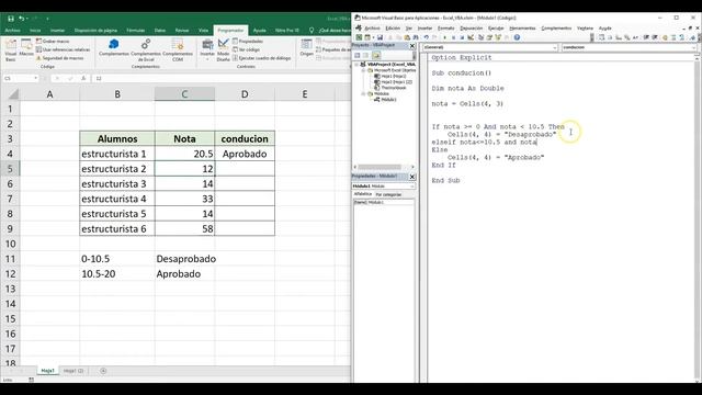 03 If … ElseIf … Else … End If "Excel para Ingenieros con VBA" смотреть онлайн