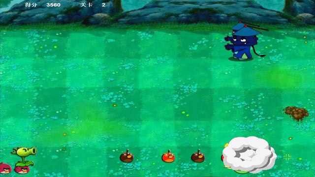 Angry Birds vs Zombies - PEASHOOTER SHOOTING ANGRY BIRDS TO KING PIG! смотреть онлайн