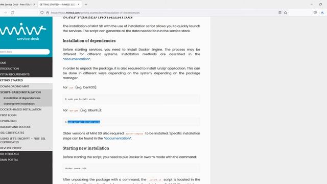 Mint Service Desk - Linux Installation смотреть онлайн