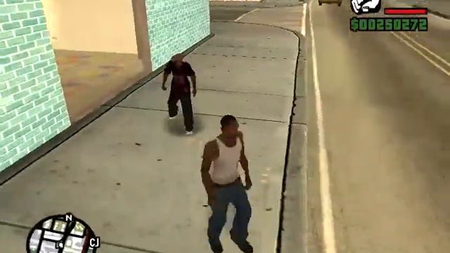 GTA San Andreas баг!как сделать человека зомби (бессмертным) смотреть онлайн