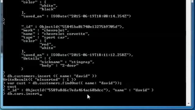 tutorial mongodb - part 3 (relation table in mongodb use document reference) смотреть онлайн