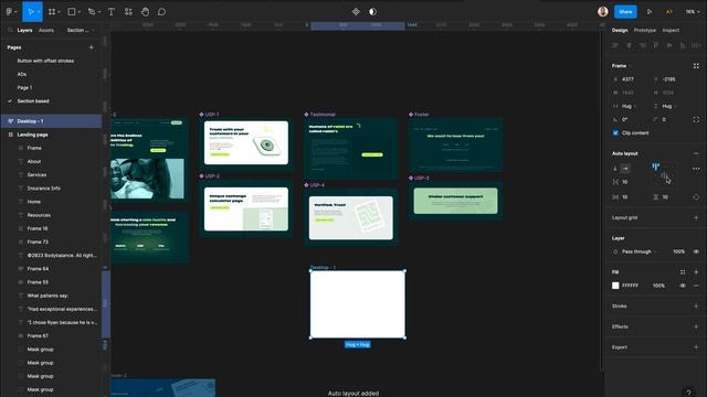 Section based layout using Figma auto layout смотреть онлайн