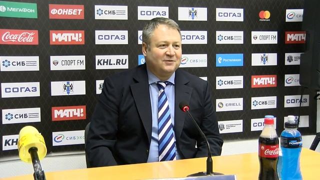 "Сибирь" - "Югра". Пресс-конференция смотреть онлайн