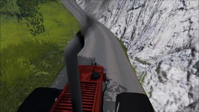 Convoi Agricole - Transport de paille CASE IH 1455 XL-FS15 (vue GoPro) смотреть онлайн