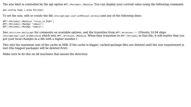 Increasing the size limit for /var/cache/apt/archives (3 Solutions!!) смотреть онлайн