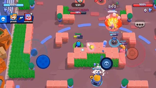 ? 1000+ подписчиков УРААААА!!! Играю в осаду за секретного игрока в Brawl Stars смотреть онлайн