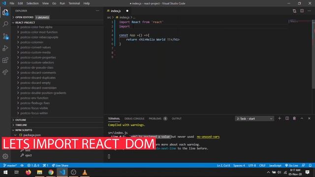 Rendering First Application |Hindi ReactJS Tutorial #5 |Webtican смотреть онлайн