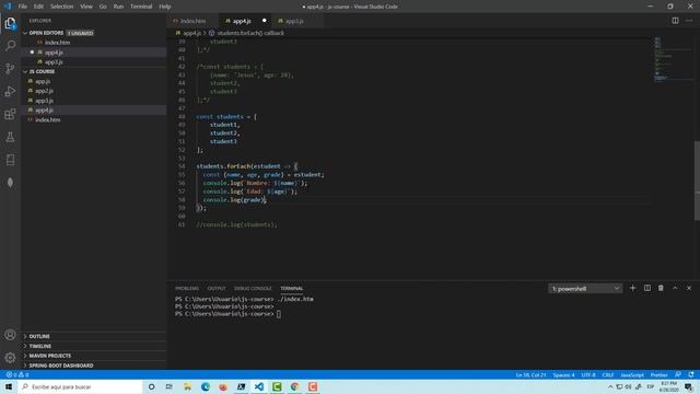 Javascript para todos (Capitulo 14): Desestructuración de un JSON смотреть онлайн