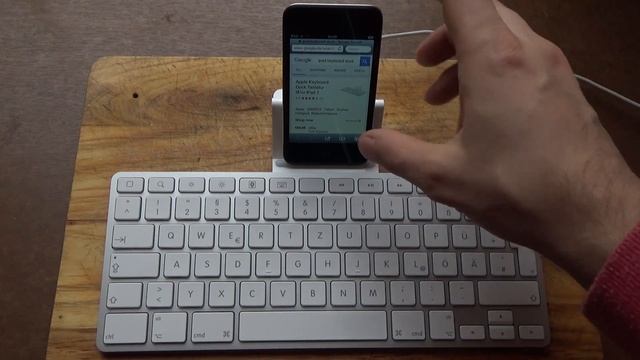 Old iPad, iPod Touch, iPhone Keyboard Dock смотреть онлайн
