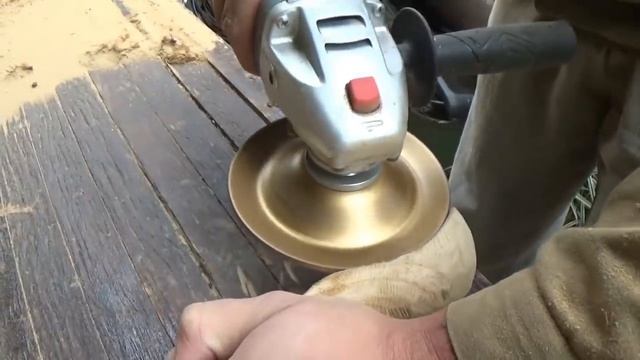 Ложка из Вишни Болгаркой смотреть онлайн