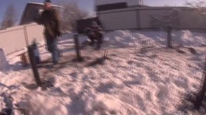 Винтовые сваи - монтаж зимой