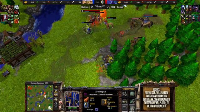 СНГ ПРОТИВ АМЕРИКИ: Foggy (Ne) Vs Hitman (Orc) Warcraft 3 Reforged