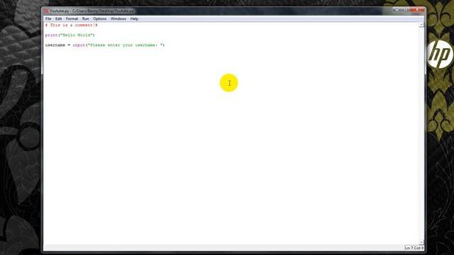Really easy python for begginers part 1: username program смотреть онлайн