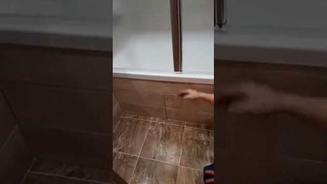 Экран под ванную из плитки! смотреть онлайн