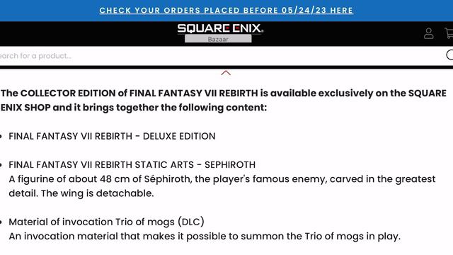 FINAL FANTASY VII REBIRTH COLLECTORS EDITION is €379.99 😍😢 смотреть онлайн
