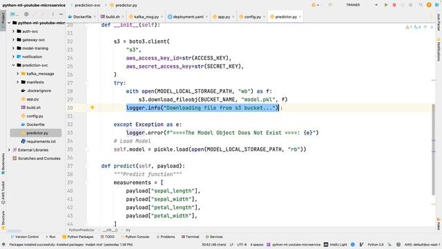 PART 5 - Introduction to real-time machine learning Model Predictor | Microservices Tutorials смотреть онлайн
