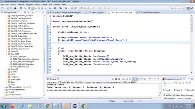 Day002 Static and Non Static methods with parameters смотреть онлайн