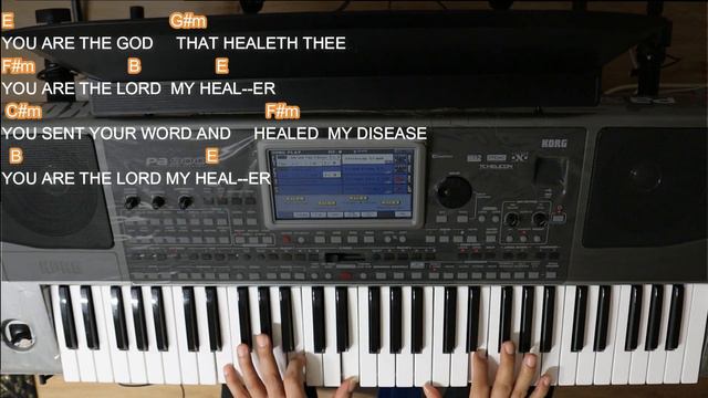I Am The God That Healeth Thee (Instrumental Lyrics+Chords) смотреть онлайн