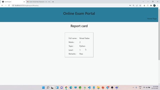 Online Exam Portal. Online Examination Full Stack Web Application смотреть онлайн
