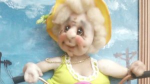 Картина Бабка 3Д (голова) капрон