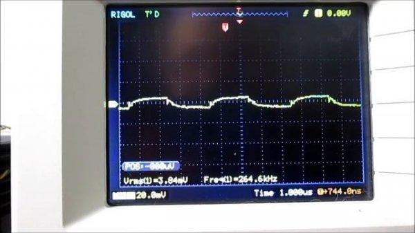 Capacitor ESR visual demo using the oscilloscope