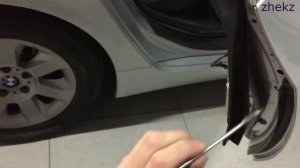 Как снять и установить ручку задней двери BMW e60