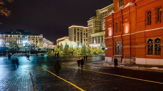НОВОГОДНЯЯ ЗИМНЯЯ МОСКВА - ГИПЕРЛАПС И ТАЙМЛАПС, 4К | WINTER IN MOSCOW, Hyperlapse & Timelapse, 4K смотреть онлайн