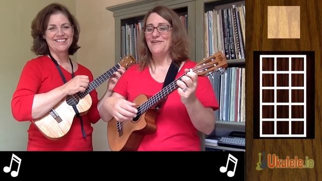 We Wish You a Merry Christmas Easy Ukulele Tutorial Play Along - Ukulele Sisters смотреть онлайн