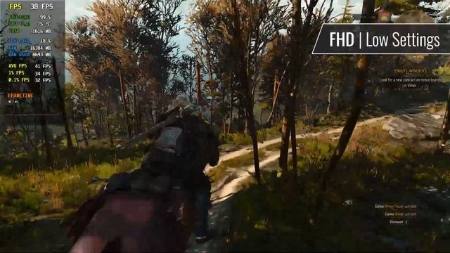 The Witcher 3 Next Gen Vs Old Graphics Cards (UHD 730, GTX 550Ti, GTX 770, RX 570)