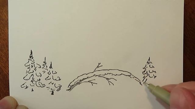 Стихотворение "Зима играет солнцем" и рисунок в исполнении автора смотреть онлайн