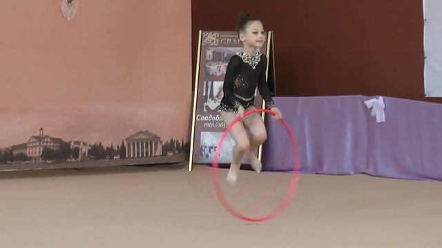 Бондарук Ангеліна (обруч) ''Перлина Полісся 2016'' Художественная гимнастика дети