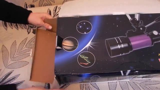 Посылка с aliexpress. Телескоп 150x смотреть онлайн