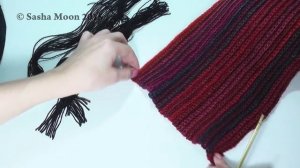 Простой способ сделать кисти для шарфа. СОВЕТЫ НОВИЧКАМ. #SM