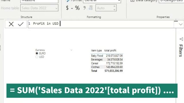 How to make currency conversions with slicer and SWITCH function | Power BI | DAX смотреть онлайн