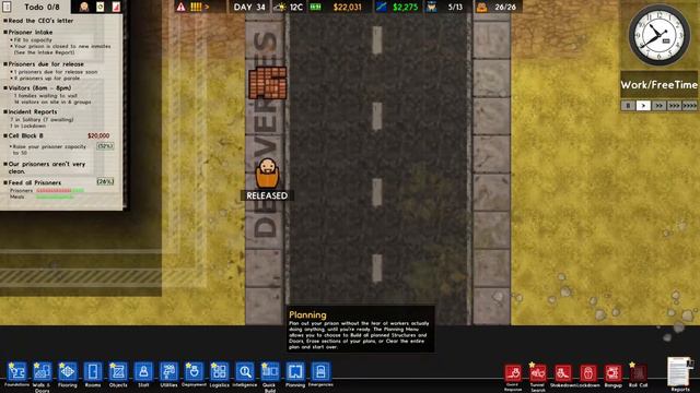 How set up an automated door system - Prison architect #14 смотреть онлайн
