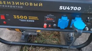 генератор бензиновый sumec su4700 (3,0/3,3 квт) пробуем варить сварочным.
