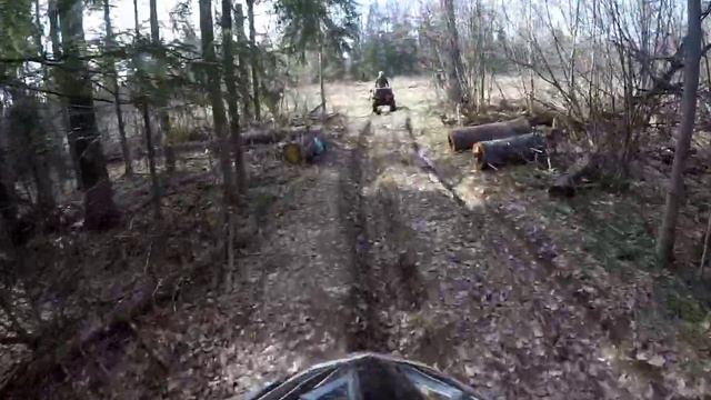 Первый жёсткий весенний гряземес на квадроциклах Linxai Yamaha 550!??. Подпишись ❤️? смотреть онлайн