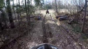 Первый жёсткий  весенний гряземес на квадроциклах Linxai Yamaha 550!??. Подпишись ❤️?