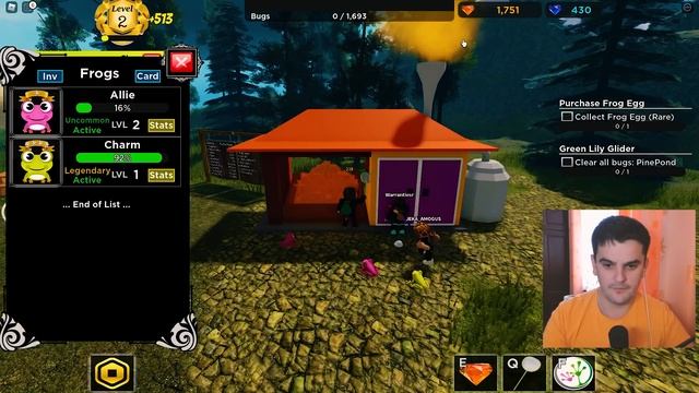 Почти би сварм, но только с ЖАБАМИ - Frog Pond Simulator в Roblox смотреть онлайн