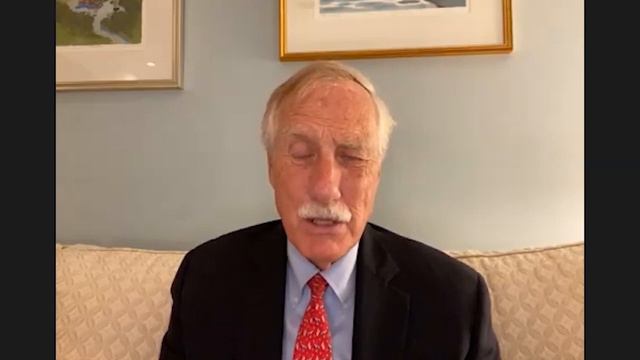 Senator Angus King on Bipartisan Infrastructure Plans смотреть онлайн