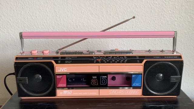 Boombox JVC RC-W50 ! COLORFUL LIFE ! BACK TO 1986 !